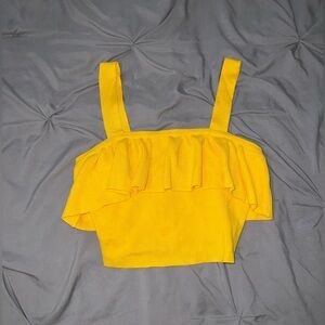Yellow Crop Top